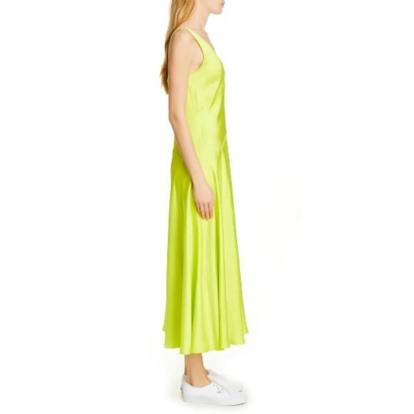 NWT Polo Ralph Lauren yellow sleeveless maxi dress - Picture 3 of 8